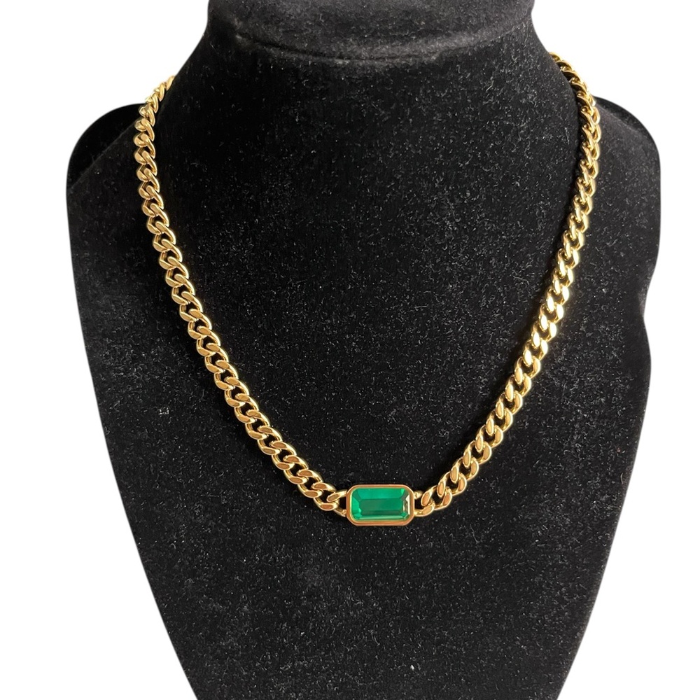 18k gold plated necklace